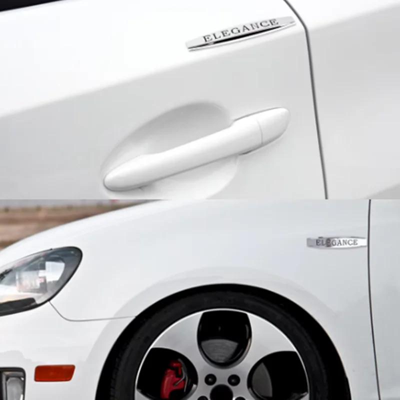 KKHYM1 For Mercedes Benz W210 W124 W204 W203 W168 AMG CLS GLA ML CLK ELEGANCE Logo Car Sticker Fender Styling Metal Decal Emblem Badge