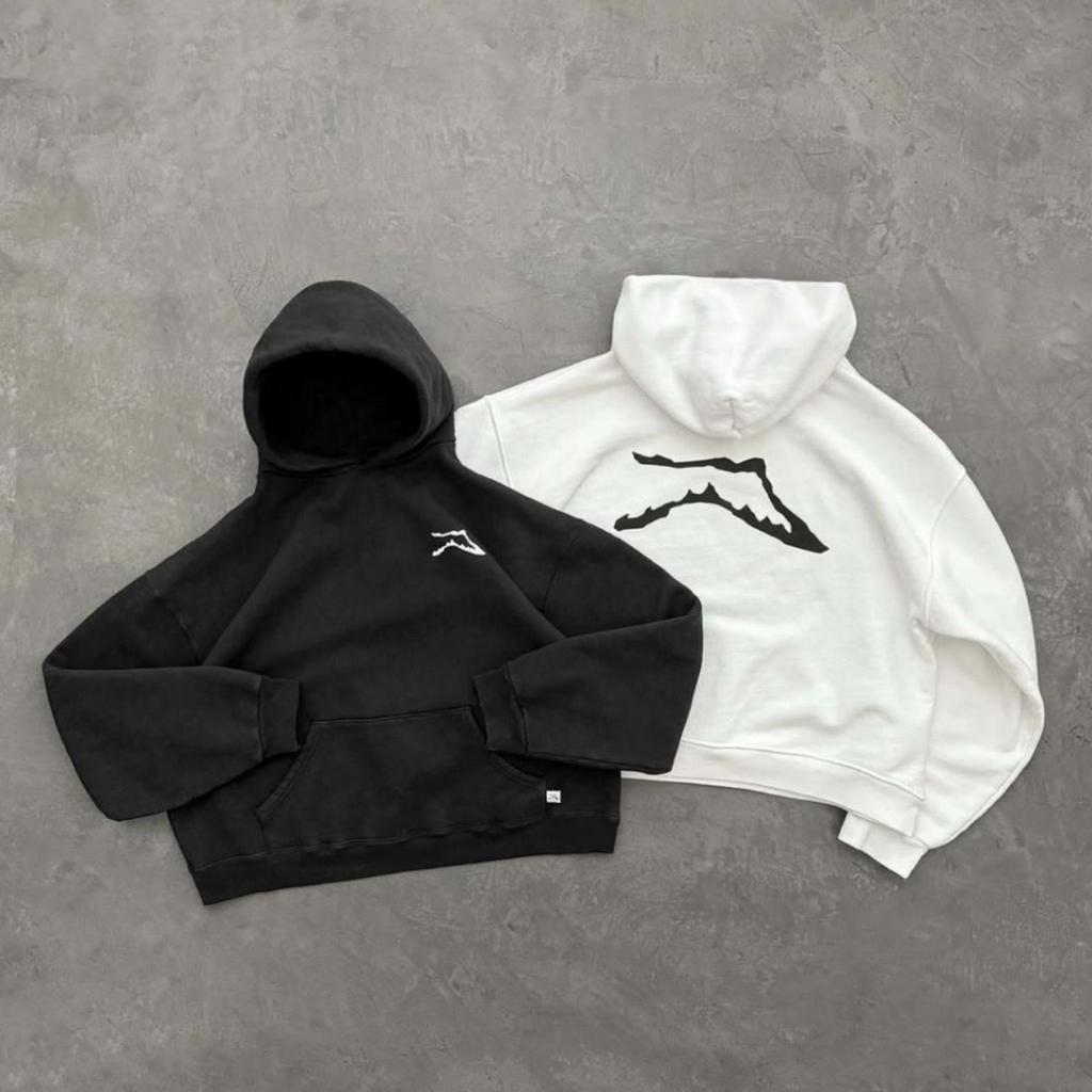 RogueWave Y2K Retro Hoodies for Men and Women with Printed Patterns Y2K Style Street Hooded Cardigan Long Sleeves