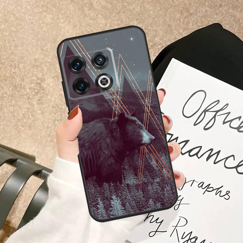 Cute Cartoon Bear Case For OnePlus 15 15R 13R 13 13T 12 12R 11 10 Pro 10T 8T Nord 5 CE 3 2 4 Lite N20 N30 Cover