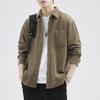 Winter Corduroy Japanese Tooling Shirt Men'S Trendy Brand Loose Large Size Casual Khaki Ruffian Shirt Jacket Top