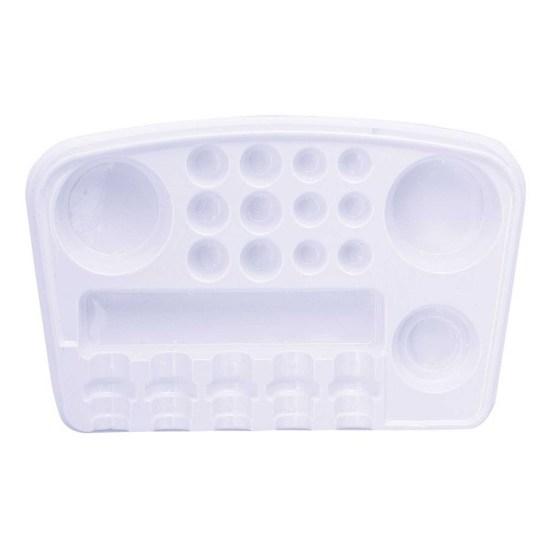 Держатель татуировки Легко держать Легко чистить Пластиковый лоток для пигментных чернил для татуировки для домашнего использования