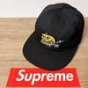 [Б/У] Оригинальная кепка Supreme, Сделано в США, Черная