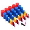40pcs 1/16" To 3/4" High Temp Masking Plugs Powder Coating Silicone Rubber Tapered Plug Kit Multifunctional Car Accessories