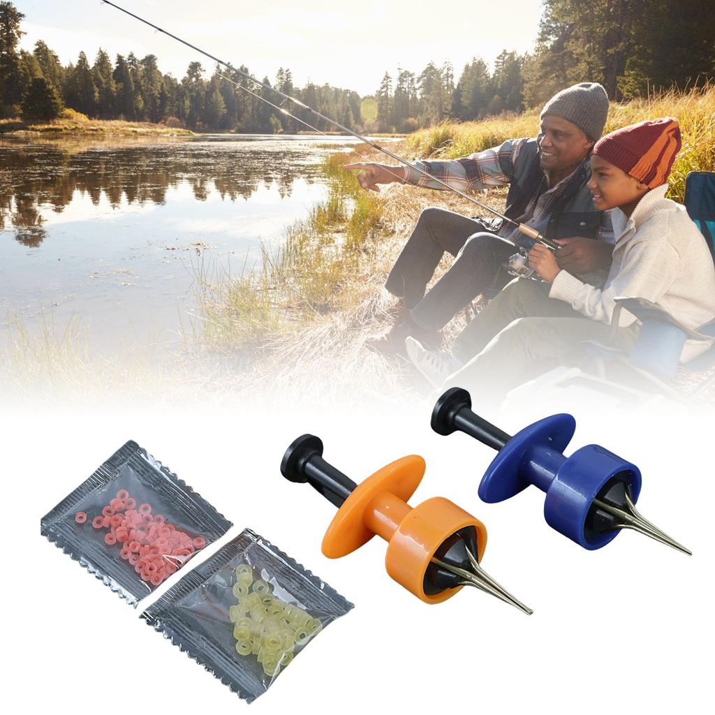Pellet Bander Tool Fishing Accessories Banding Match Coarse Fishing Terminal Tackle with Rubber Bands Pellet Bait Bander