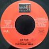 7inch Record ELEPHANT MAN - As Far NONE Birchill Record 2005 Jamaica Reggae, Ska & Dub Used