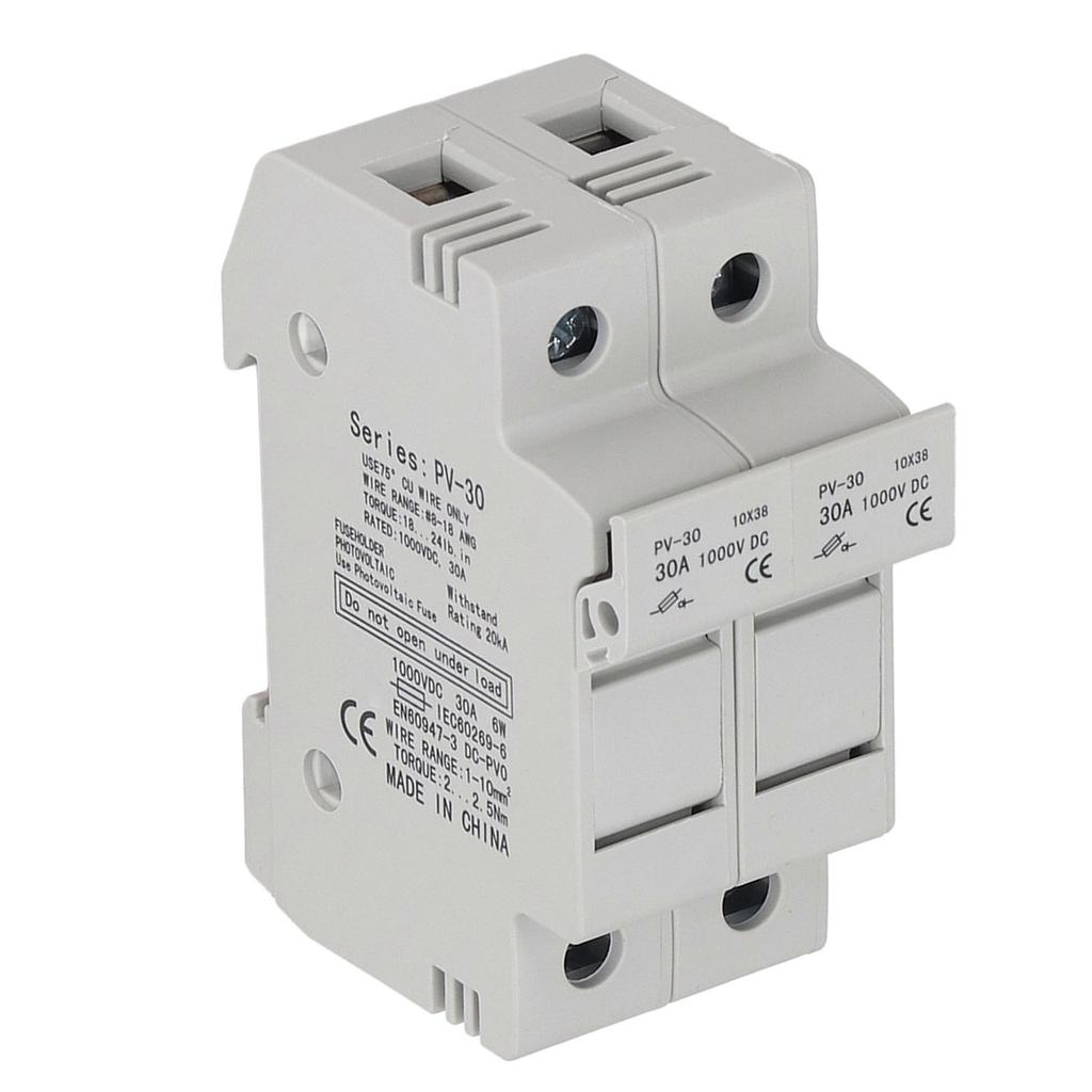 Держатель предохранителя Miniget 2 полюса 10A защитный корпус ABS фотоэлектрический держатель предохранителя база для защиты