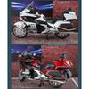 1/11 HONDA Gold Wing GL800 2021 Литой Модель Мотоцикла Металлическая Модель Туристического Мотоцикла Звук Свет Детская Игрушка Подарок