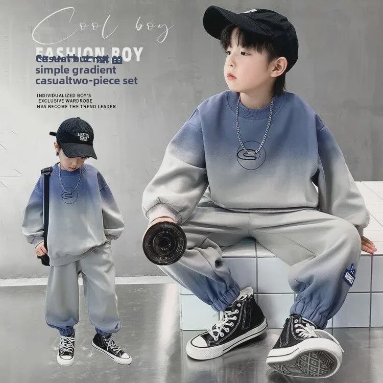 Свитерный комплект для мальчиков из Щенячьего патруля 2024 года на весну/осень — модный детский спортивный комплект