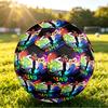Size 5 Football Rainbow Friends Pattern, Wear‑Resistant Soccer Ball for Match Training Daily Sports Play