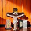 Jesus Plush Doll Soft Figure Stuffed Toy Realistic Design Home Decor Companion Pillow Educational Gift for Children Believer