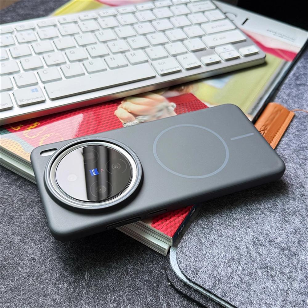 Ультратонкий однотонный матовый чехол с магнитной беспроводной зарядкой для VIIVO X200 Ultra X200 Pro MINI X200S Тонкий жесткий ПК чехол для телефона