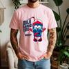 New Summer Unisexs 100 Cotton TShirt Retro Cartoon Milkshake Casual Breathable Short Sleeve Daily Wear