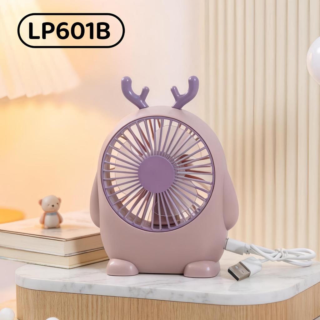 USB-вентилятор с тематикой щенков, 3 скорости, идеально подходит для использования на рабочем столе и у кровати