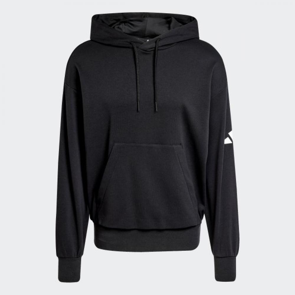 Adidas Унисекс повседневная весна-осень толстовка с капюшоном Adidas Jf3587 Essential Loose Fit 3 Bar Logo...
