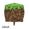 Шары и флажки для вечеринки в стиле Pixel Creeper и Roblox