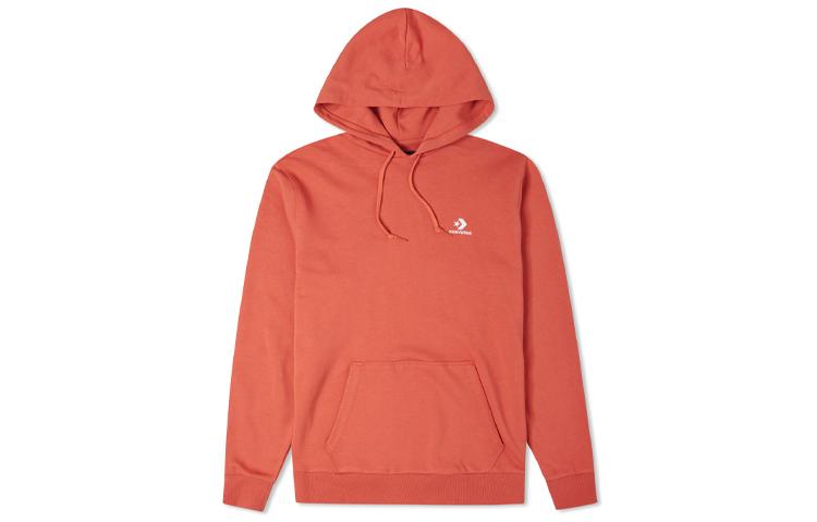 Converse Sweatshirts Men's Brown Red Hooded Moderate Regular 10020343-A22