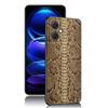 Fashion Snake Skin Black Silicone Phone Case For Xiaomi Redmi Note 10 11 11S 12 13 4G 8 9 11T Pro 5G Plus 8T 9S 10S 12S