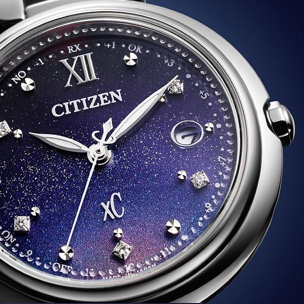 Citizen ES9460-70L ( Watch xC Eco-Drive Radio-controlled Titania Happy Flight) Round Watch Silver