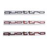 Для Quattro Автомобиль Эмблема Наклейка A6 A4 Q5 Q3 Q2 S3 S5 S6 A3 A5 A1 A2 B4 B3 B6 B5 B2 B7RS3 RS6 RS7 RS4 RS5 Боковой Значок