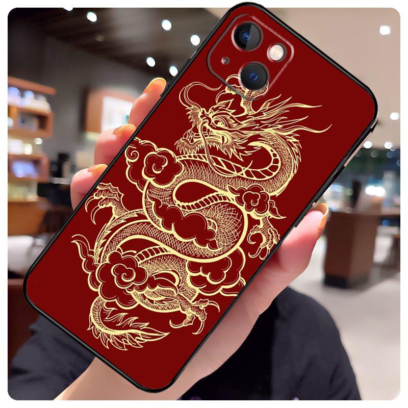 Чехол с китайским драконом для iPhone 16 Pro Max 14 13 12 11 15 17 Pro Max mini 15 16 Plus 16e 17 Air Чехол для телефона