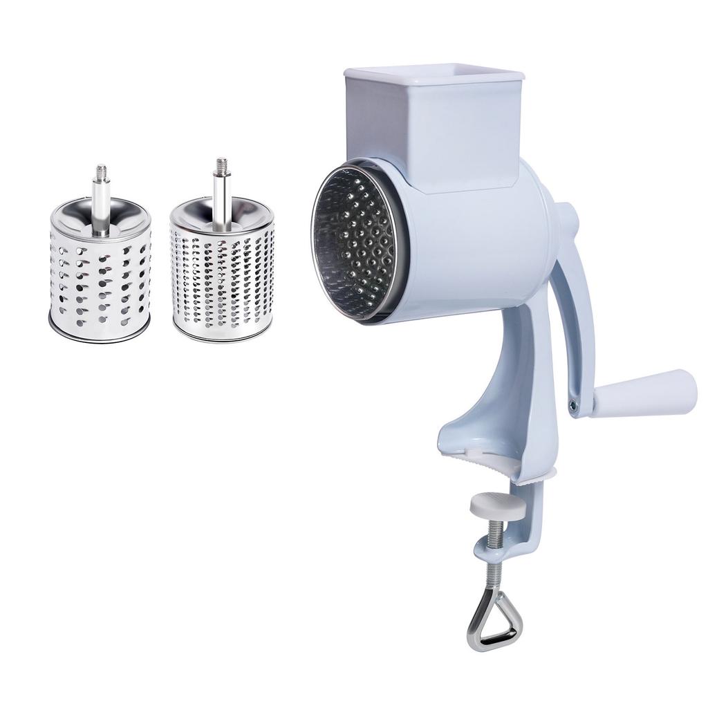 Nut Mill with Drum Multifunctional Grinding Tool Practical Nut Grinder Handy Food GradChopper Hand-Crank Shredder
