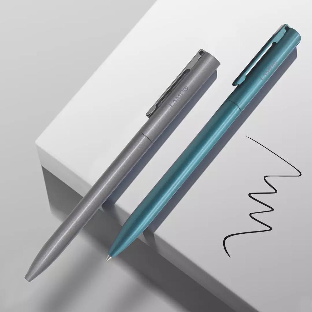 Xiaomi LAMPO Neutral Pen 0.5mm Black Refill Metal Rotary Switch Smooth Soft Writing Sign Pen For Office Home School
