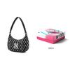 New MLB NY Yankees Hobo Bag Shoulder Bag Monogram Collection Women's Black/White 3ABQS012N-50BKS