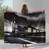 Классическое фланелевое одеяло MAN Truck Lorry, Ультрамягкий теплый плюшевый плед для дома, спальни, кровати, дивана, офиса, кемпинга, пикника, подарок