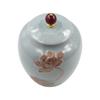 Ceramic Tea Jar Chinese Food Storage Container Easy To Clean Sealed Pot  Kitchen Canisters