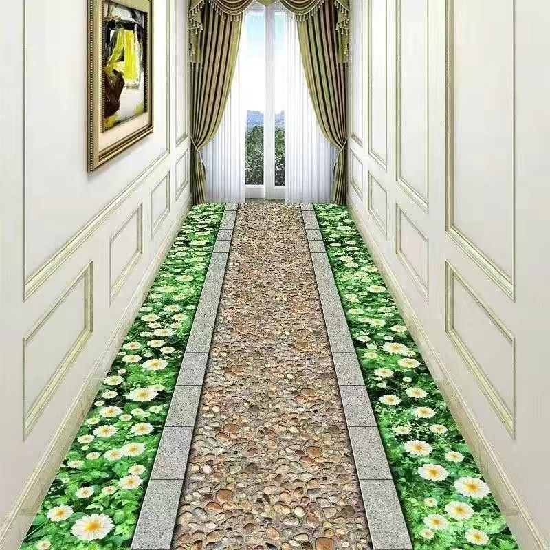 Скандинавский коридор, длинный ковер для гостиной, нескользящий ковер для лестницы, прихожей, прохода в отеле, свадебный домашний коврик для входа