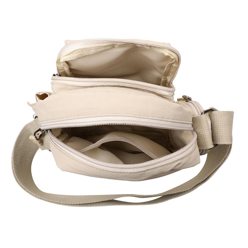 Водонепроницаемая нейлоновая маленькая квадратная сумка женская легкая сумка для мобильного телефона с несколькими карманами сумка через плечо для поездок на работу