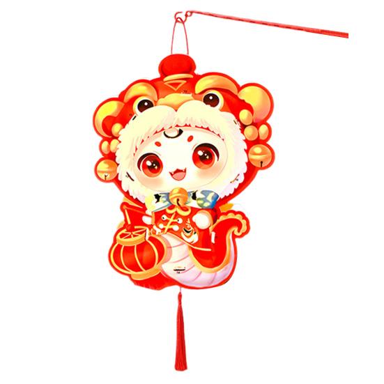 Китайский новогодний фонарь мультфильм змея ручной бумажный фонарь детский набор для самостоятельного изготовления фонарей для домашнего декора по лунному Новому году