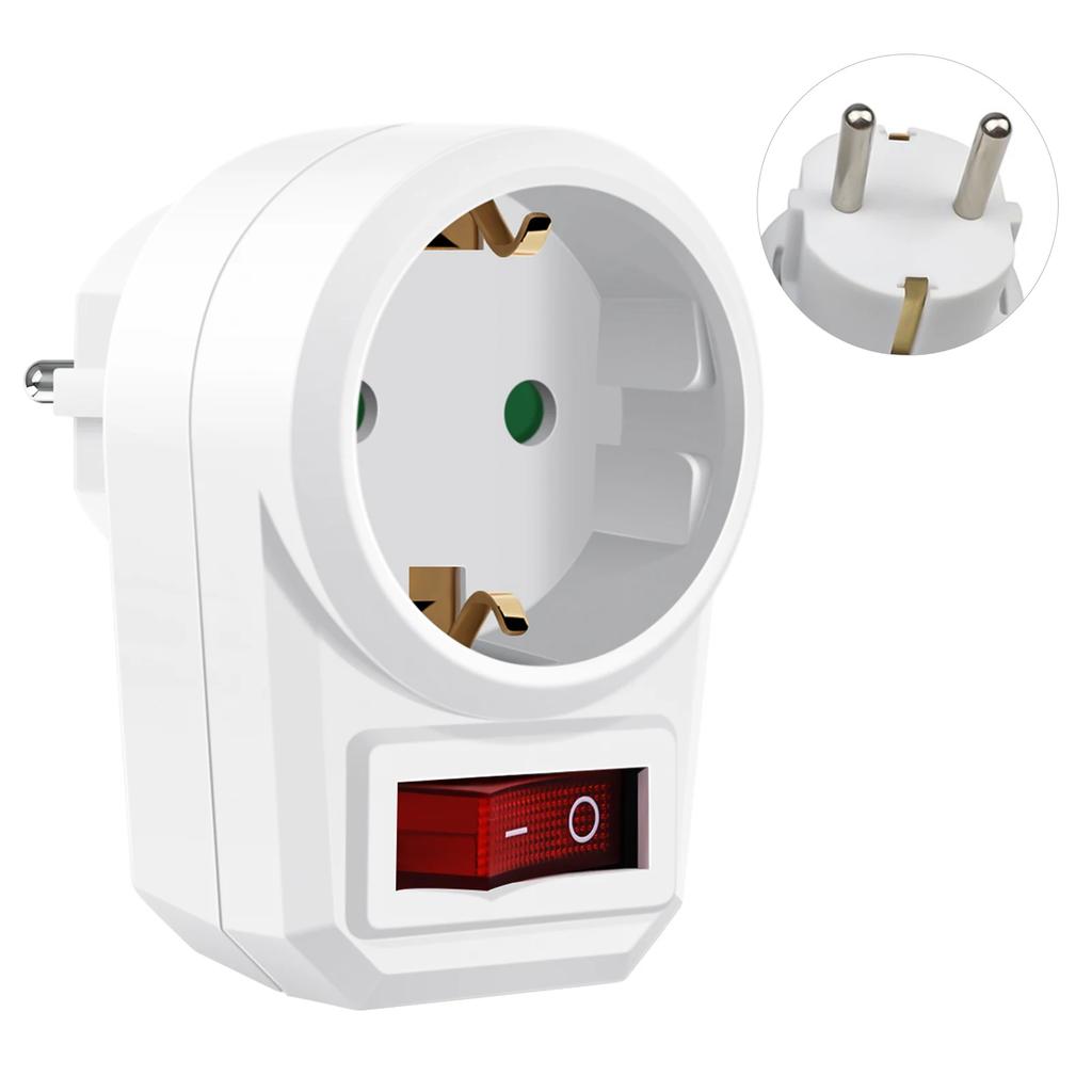 Вилка ЕС 1/2/3/4 розетки Европейский стандарт Адаптер Расширение Сетевая розетка AC Конвертер Адаптер Офис дом Настенное зарядное устройство