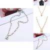 Punk Fashion Alloy Chain Necklace With Pendant For Casual Wear And Gifts