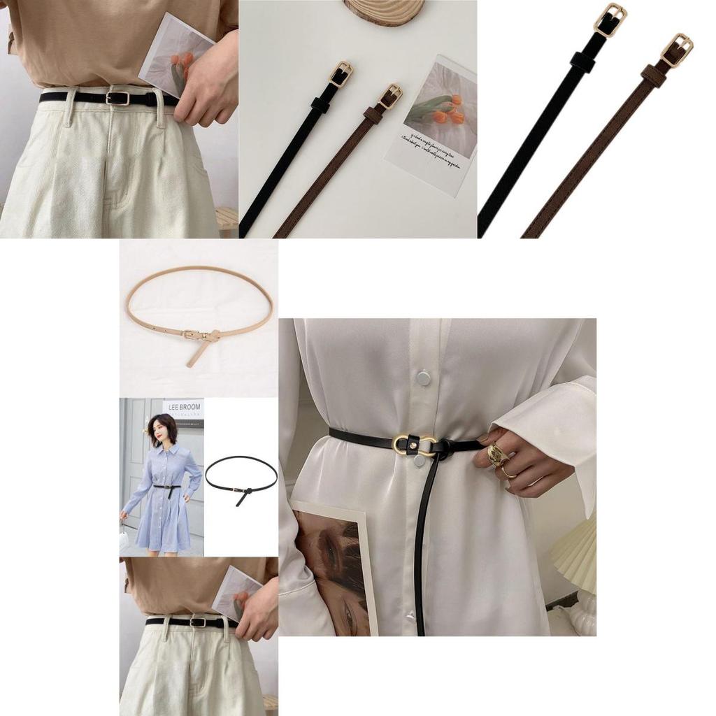 Trendy Black Casual Dress Belt For Women With Comfortable Fit Crafted From Soft Pu For Versatile Use