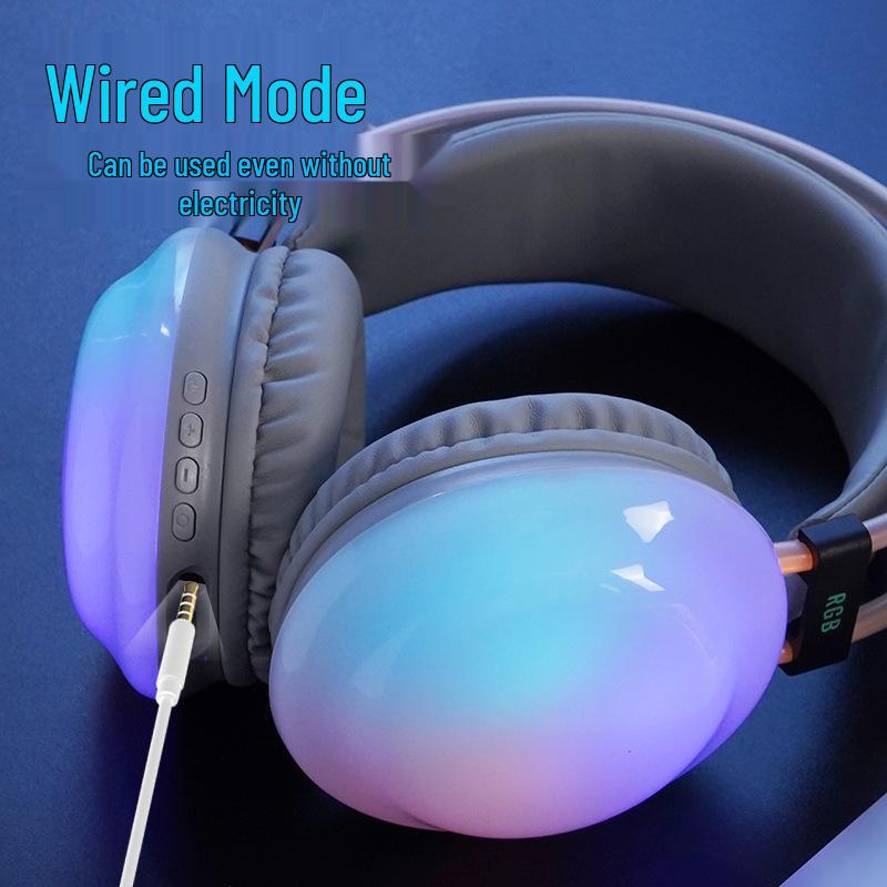 Игровая гарнитура Y680 Bluetooth с RGB-подсветкой и оголовьем - Стиль киберспорта