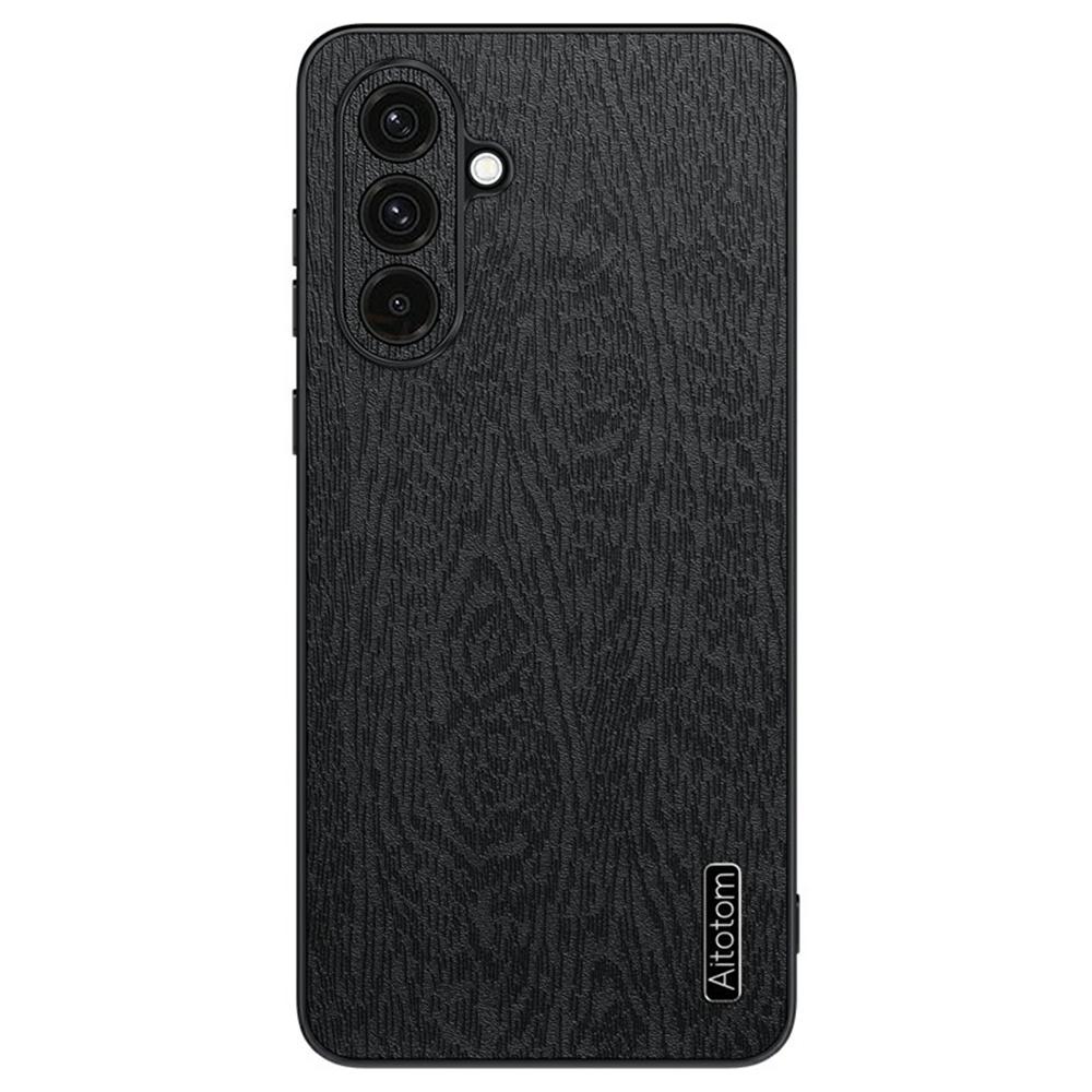Чехол для Samsung Galaxy A57 5G с текстурой дерева, покрытый ПУ-кожей, ПК ТПУ, чехол для телефона