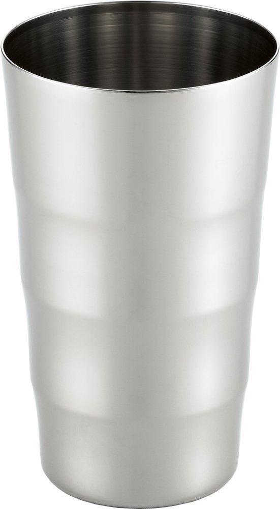 Yoshikawa Gogi Stainless Steel Beer Tumbler, 460ml, Made in Japan, Tsubame-Sanjo, YJ2113