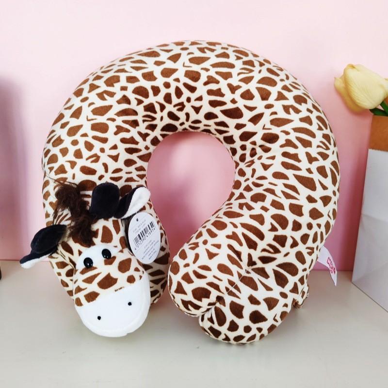 Stitch Cartoon U Neck Pillow Memory Foam Travel Cushion For Office Napping