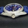 ВИНТАЖНЫЕ ОТРЕМОНТИРОВАННЫЕ МУЖСКИЕ АВТОМАТИЧЕСКИЕ ЧАСЫ SEIKO 5 6309A ЯПОНИЯ СИНЕГО ЦВЕТА a440831-4