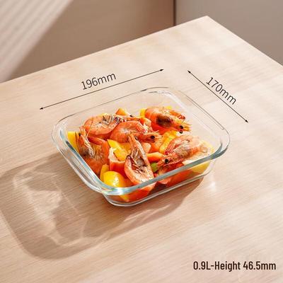 Набор стеклянных форм для выпечки ZISIZ из высокоборосиликатного стекла