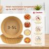 50/100 шт. Бумажные вкладыши для аэрофритюрницы, Антипригарные одноразовые вкладыши, Бумага для выпечки для аэрофритюрницы Жиростойкая, Пищевой класс для выпечки
