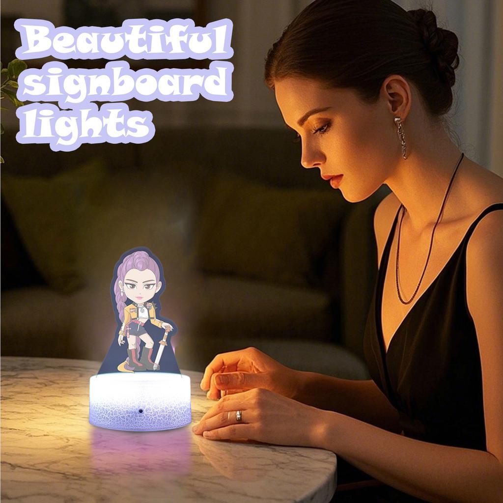 Stand Night Light Is Suitable For Children's Gifts, Fans Around The Beautiful Gift Lights