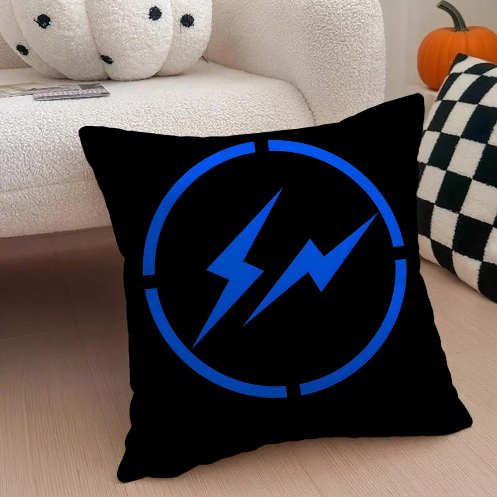 Lightning FFragment DDesign Cushion Cover Throw Pillow Cover Hidden Button Durable Polyester Chair Cushion