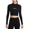 Женский черный укороченный топ ZenvyDri Fit HJ1862-010