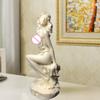 Статуэтка Богини Декоративная - Сексуальная Обнаженная Художественная Фигурка Белая Домашняя Комната Офис Декоративные Аксессуары 15СМ / 5.89 дюймов