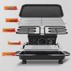 Jundingying Smokeless Indoor Electric Grill with Small Frying Pan