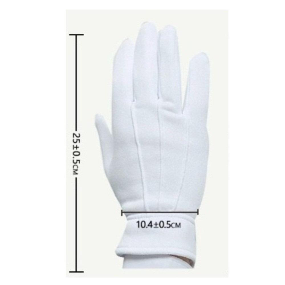 White Color Winter Gloves Warm Lined Uniform Gloves Classic Butler Gloves  Cosplay Use