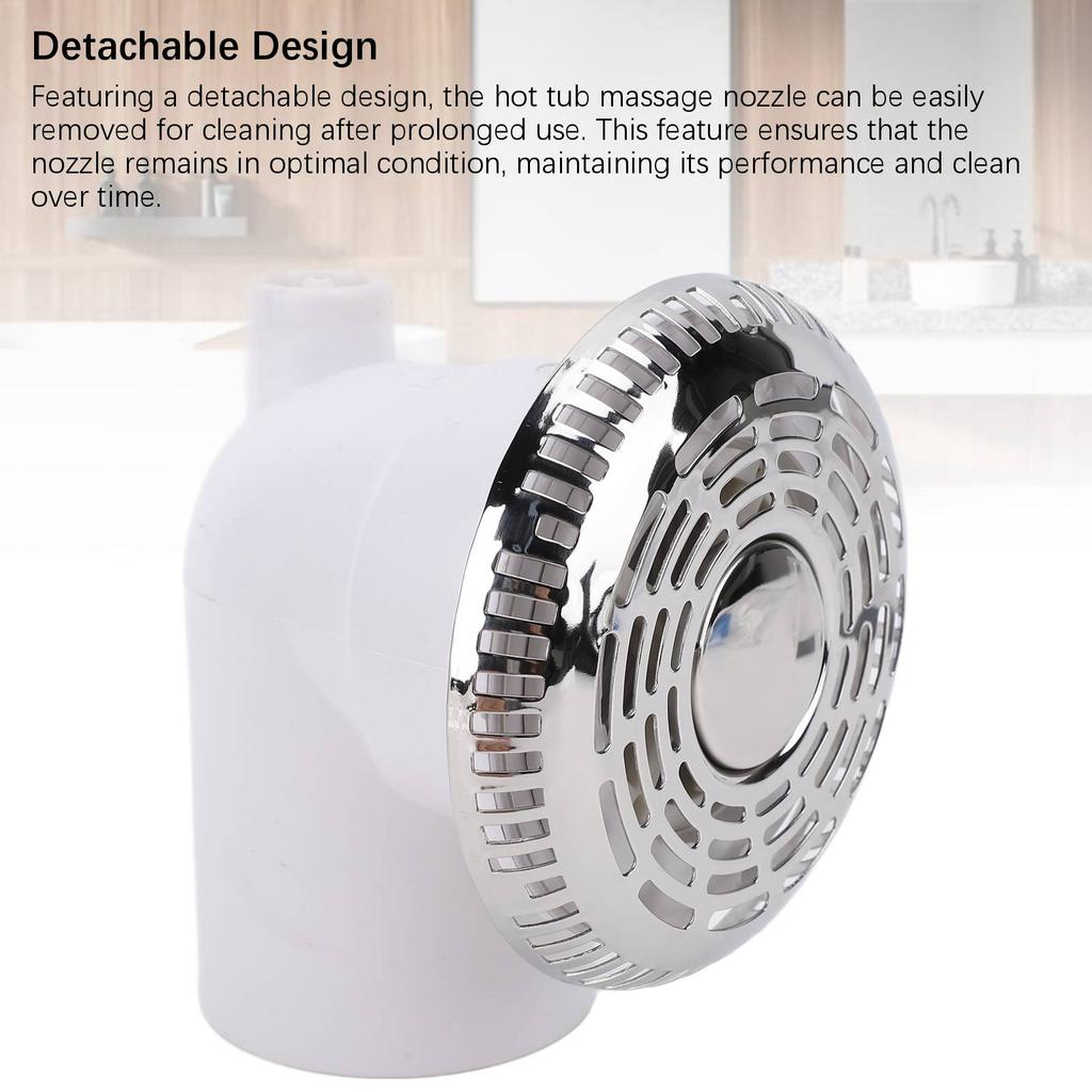 Форсунка для ванны из нержавеющей стали 304 и ПВХ, съемная, изысканная, для выпуска воды, форсунка для бассейна