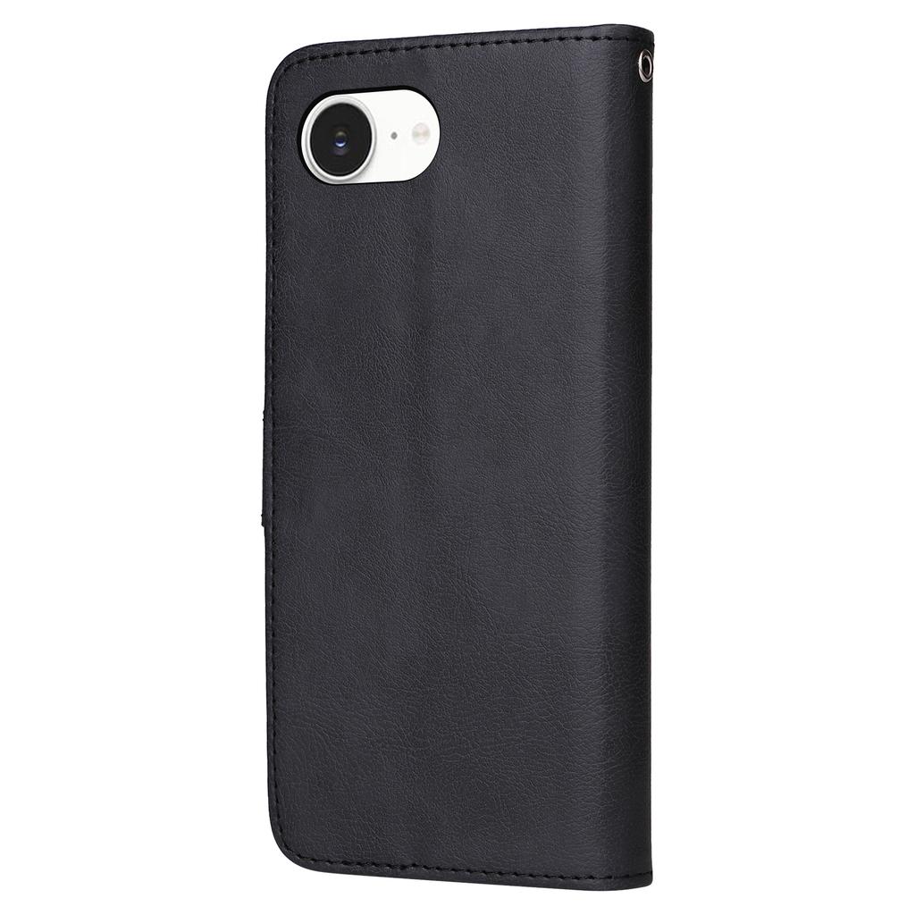 Для iPhone 16e Чехол 2 в 1 Съемный Магнитный Кожаный Кошелек Мобильная Обложка с Ремешком